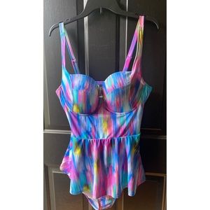 💜TORRID Skirted Swimsuit💙